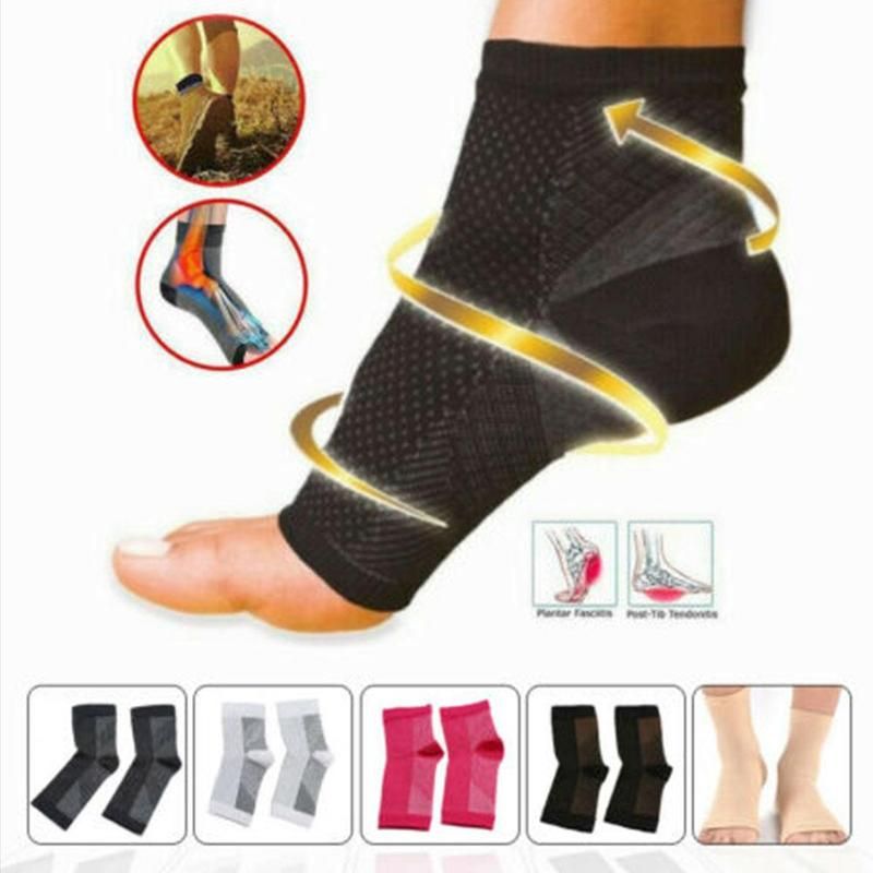 Anti-Fatigue Compression Foot Cover-pure Black Pair