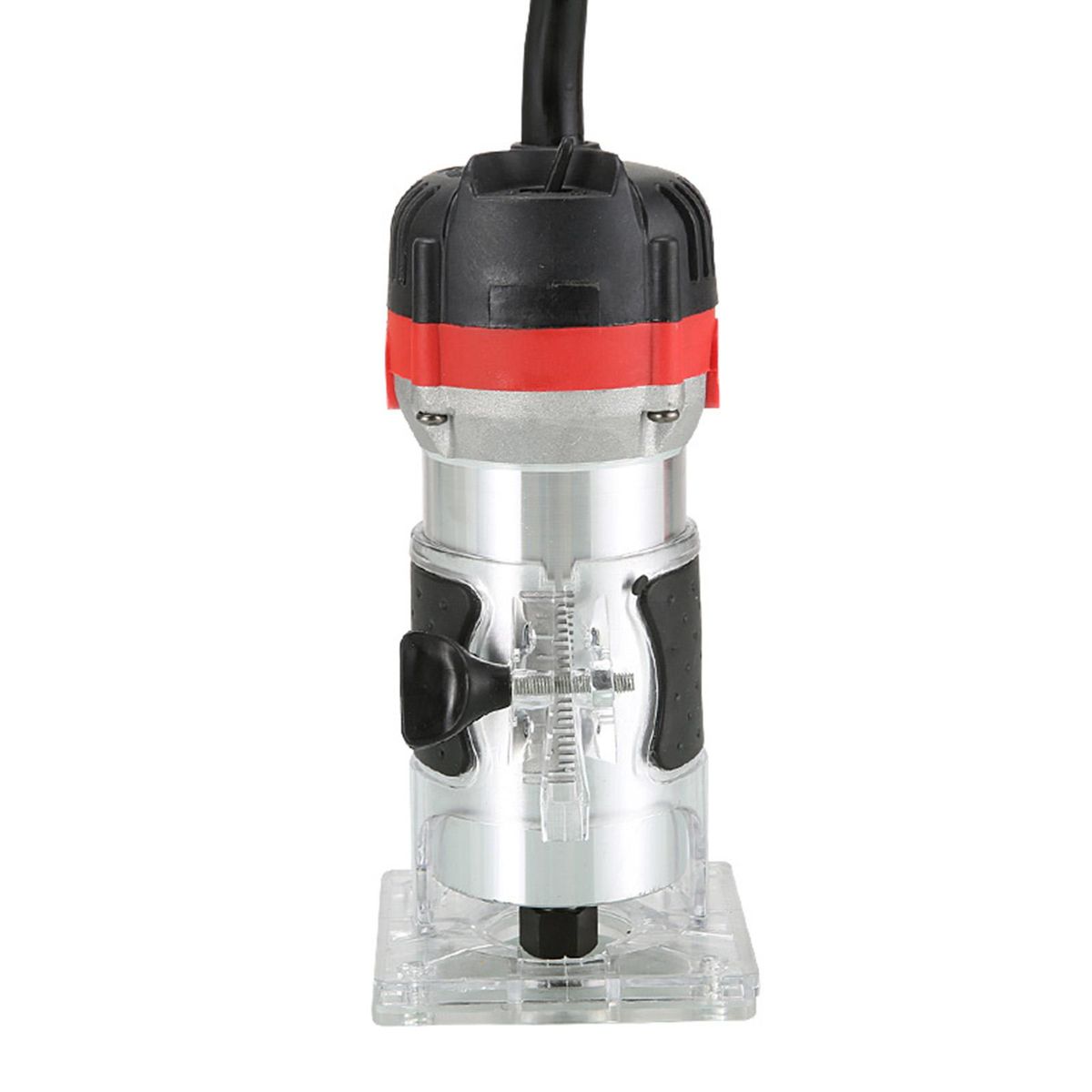 800W 30000r/min Multifunctional Electric Wood Trimmer Wood Router Laminate Trimmer Professional Slotting Trimming Grooving Machine for Woodworker Carpenter