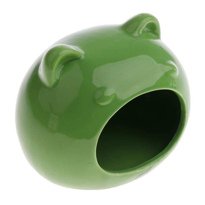 Small Pet Bed Nest Toy Potable Mouse House Bed Supplies 5 Green #2