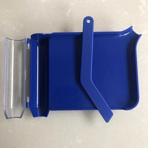 Blue  Counting Tray & Spatula Clear  Durable Essential