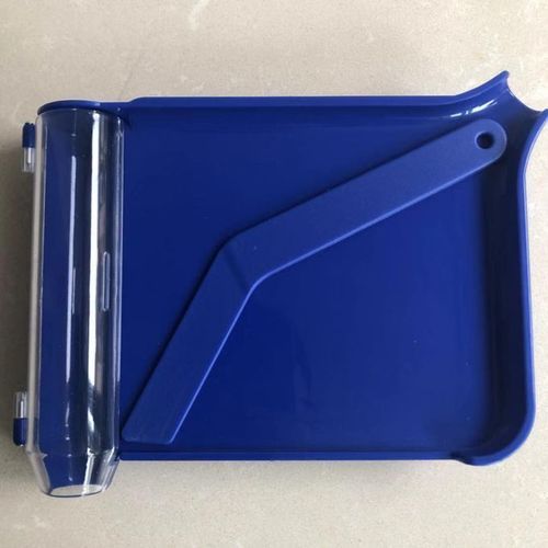 Blue  Counting Tray & Spatula Clear  Durable Essential