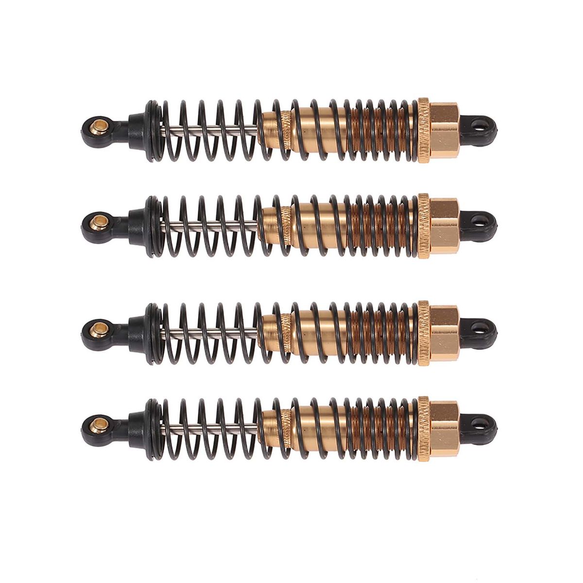 4pcs RC Car Parts 100mm Metal Shock Absorber Damper