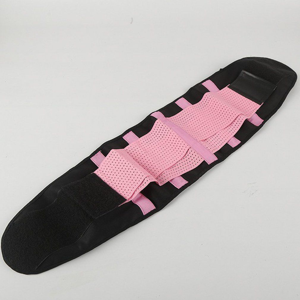 Postpartum Recovery Fitness Slimming Belt Power Body Shapers Waist Trainer Trimmer Sport Gym Hot Suana Sweating Wrap Pink