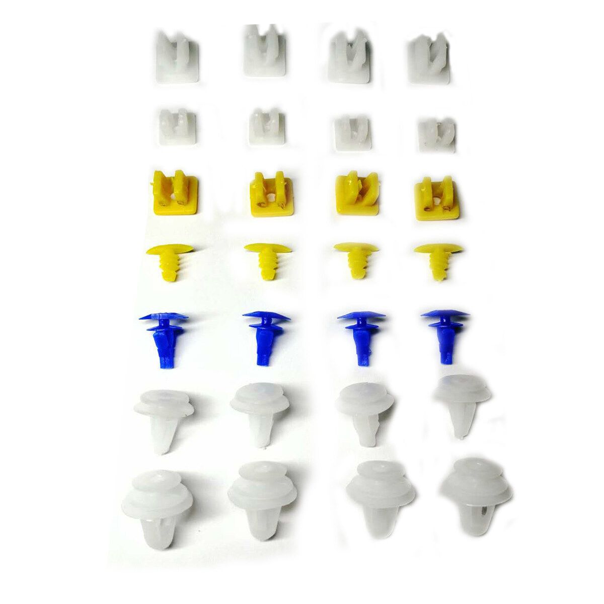 100/200/400 Pcs Push Pin Bumper Fender Panel Clips Car Plastic Push Pin Rivet Fastener 200PCS