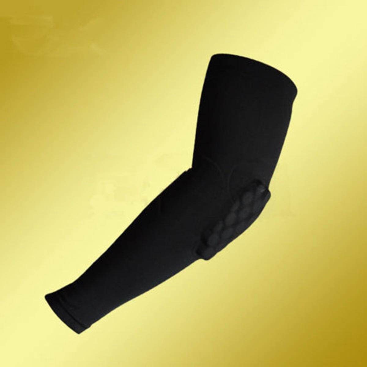 Elbow Brace Shock Combat Basketball Shooting Arm Arthritis Sleeves Pad Black M M Black