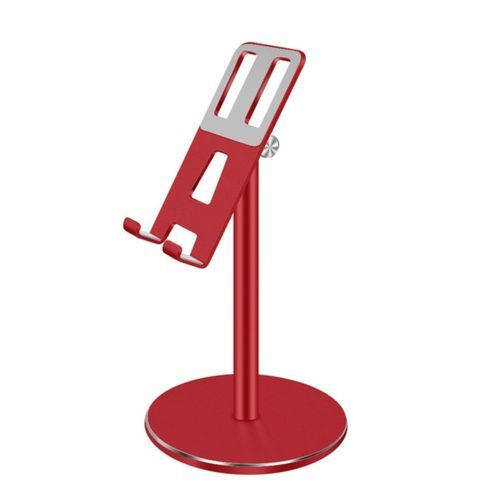 Adjustable Aluminum Alloy Tablet Mobile Phone Stand Special Desktop Stand For Live Broadcast(Red)