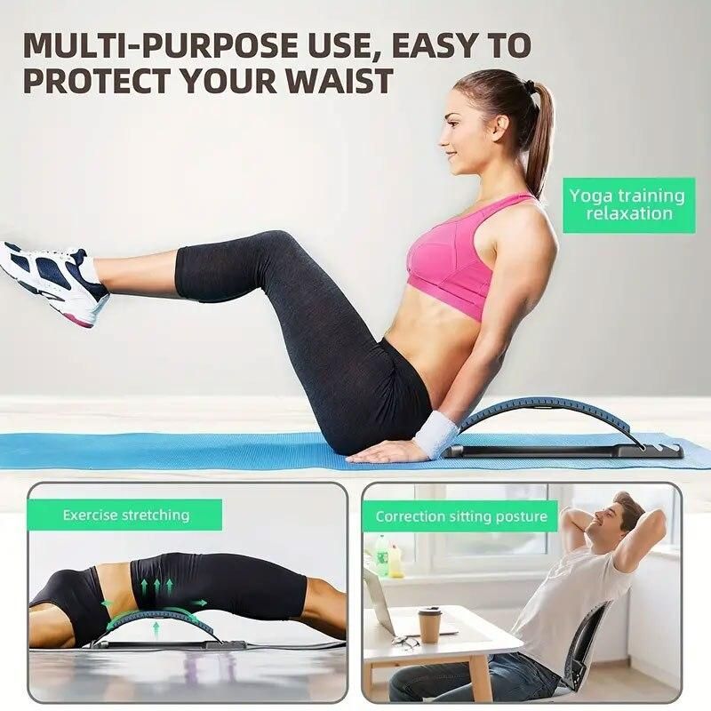 Relieve Back Pain Instantly with This Multi-Level Lumbar Back Massager - Perfect for Herniated Disc, Sciatica & Scoliosis!