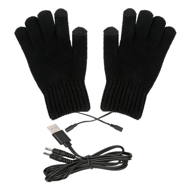 2Pairs USB Heated  Full Finger Touchscreen Laptop  Hand