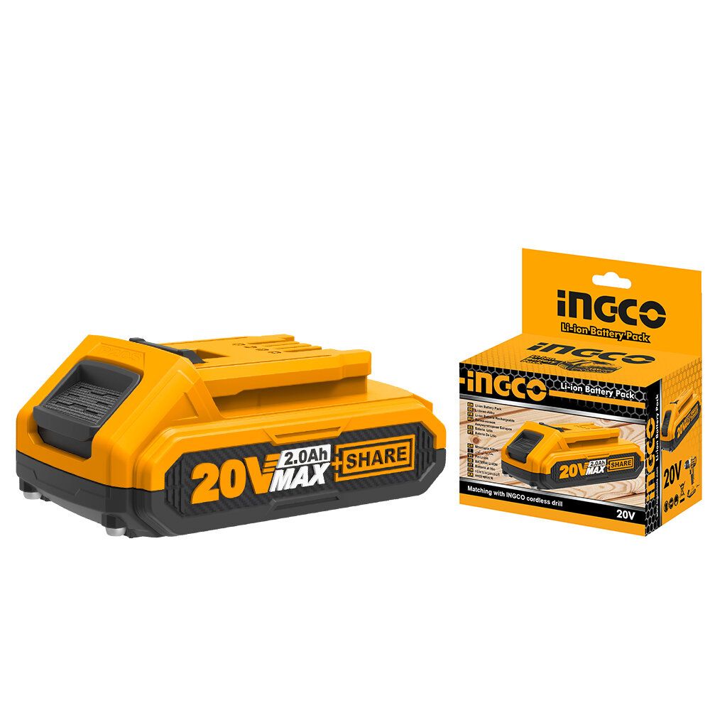 INGCO FBLI2001 20V 2Ah Li Battery Pack For Power Tools With
