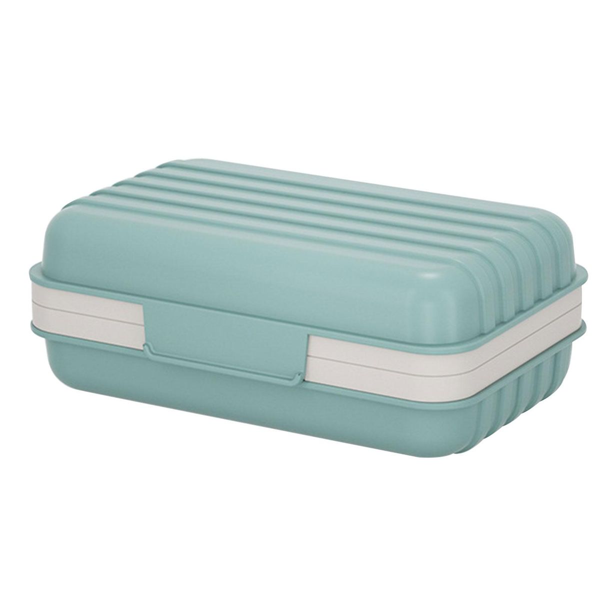 Soap Holder Sealed Soap Case Storage Holder Blue
