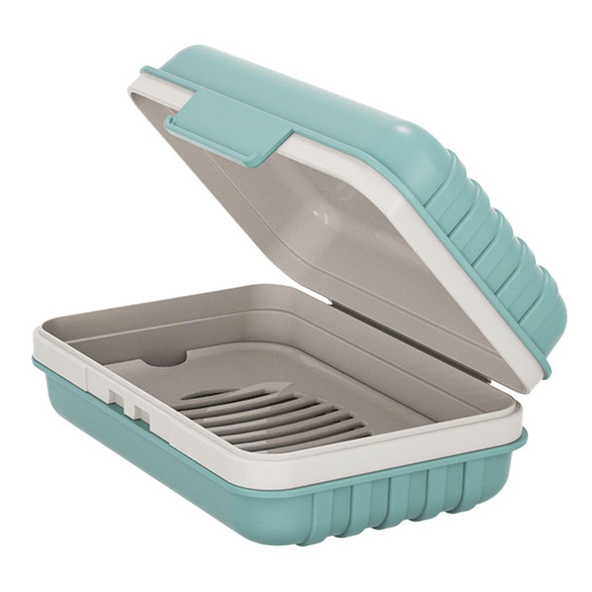 Soap Holder Sealed Soap Case Storage Holder Blue