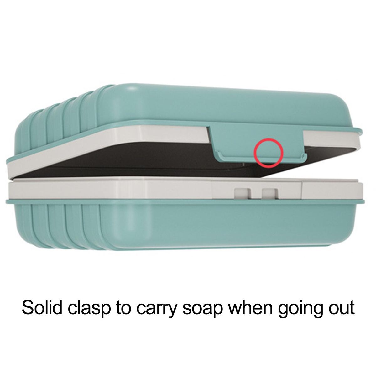 Soap Holder Sealed Soap Case Storage Holder Blue