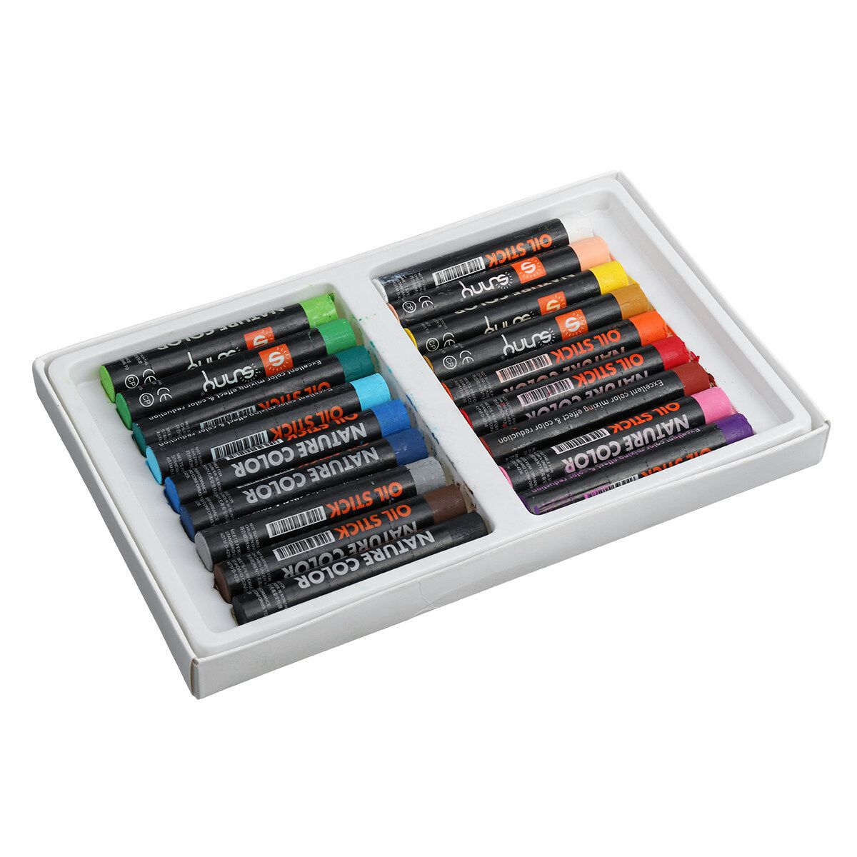 12/18/24 Child Oil Sticks Long-lasting Artist Drawing Set Bright Colors 18 Colors
