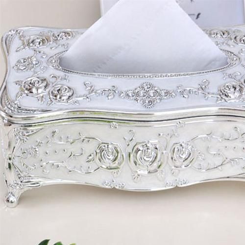 Acrylic Tissue Box Desktop Tissue Box Plastic Home Tissue Holder Home Office KTV Hotel Car Facial Case Holder