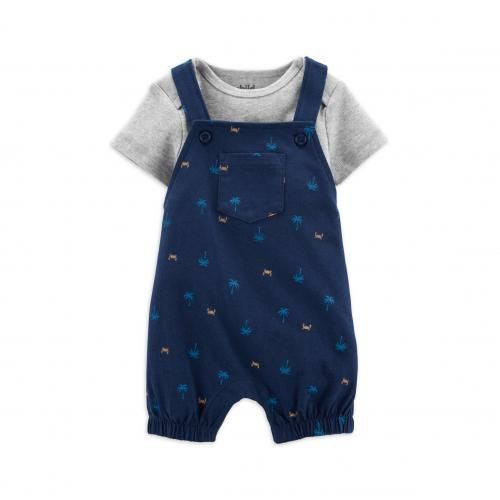 Baby Boy Palm Tree Design 2pc Set