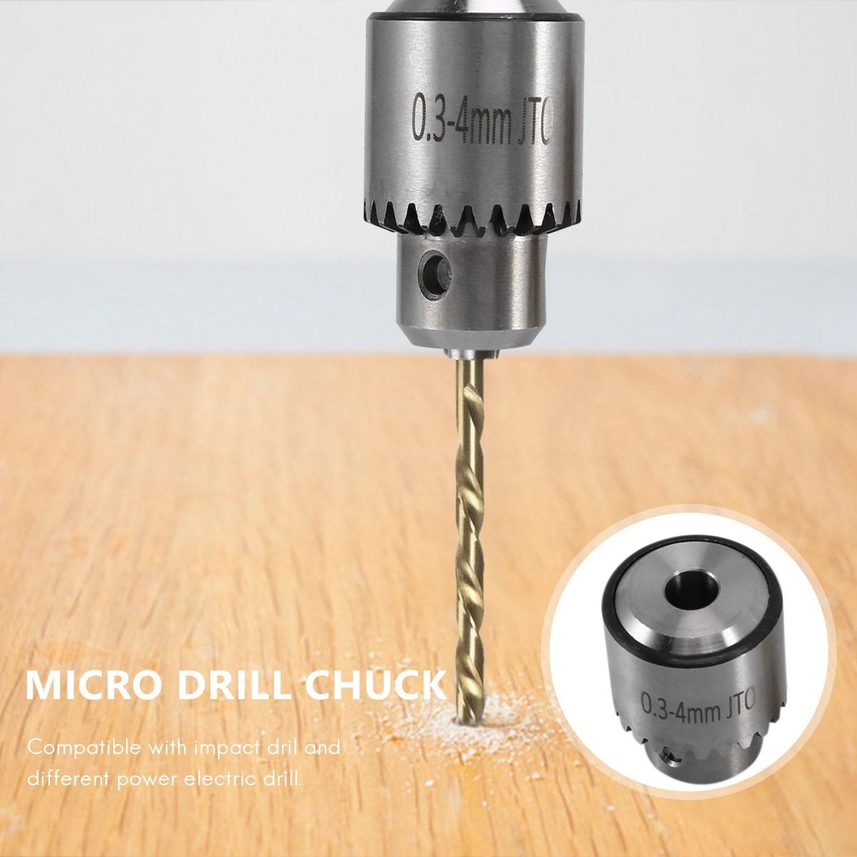 Hot Electric Drill Grinding Mini Drill Chuck Key Keyless Drill Chucks 03-4mm Capacity Range W 317mm Shaft Connecting Rod