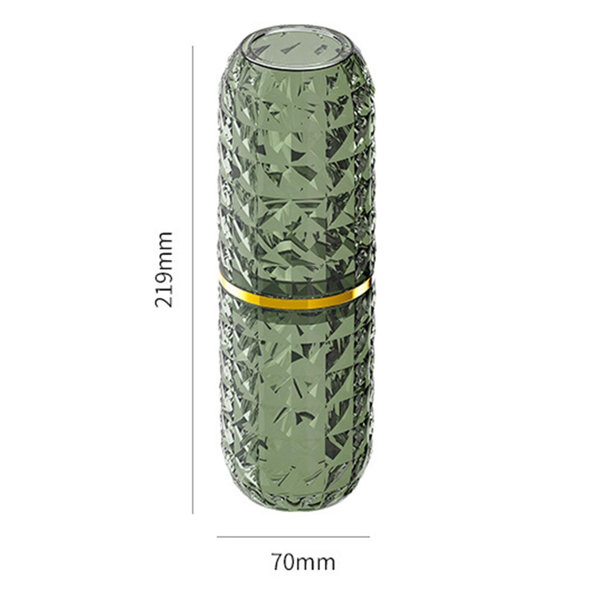 Toothbrush Case Travel Family Toothpaste Holder Green