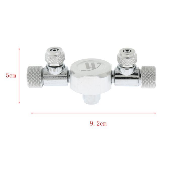 Aquarium Splitter Co2 Regulator Reusable 2/3/4 Way Co2 Diy One For Two