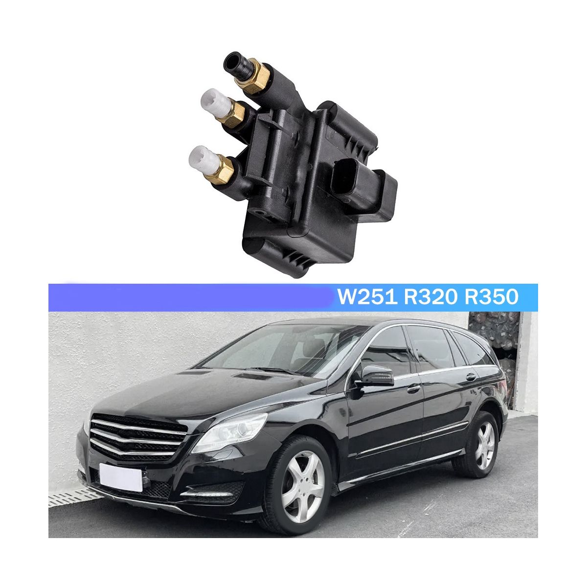 Car Air Suspension Solenoid Valve For Mercedes Benz R-Class W251 R320 R350 A2513200158 2513200158