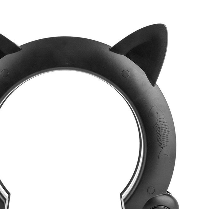 Interior Cat Door Large Cat Shaped Pet Door Pass Hole Access Black