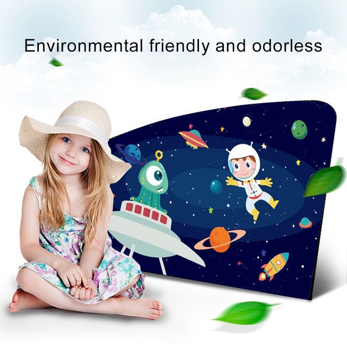 4Pcs Magnetic Car Side Window Shade Sunshade Protection-