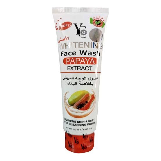 Whitening Papaya Extract Facial Wash Deep Cleansing & Glow