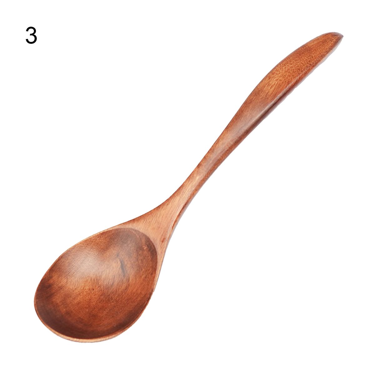Wooden Spoon Durable Smooth Wood Heat-resistant Kinking-