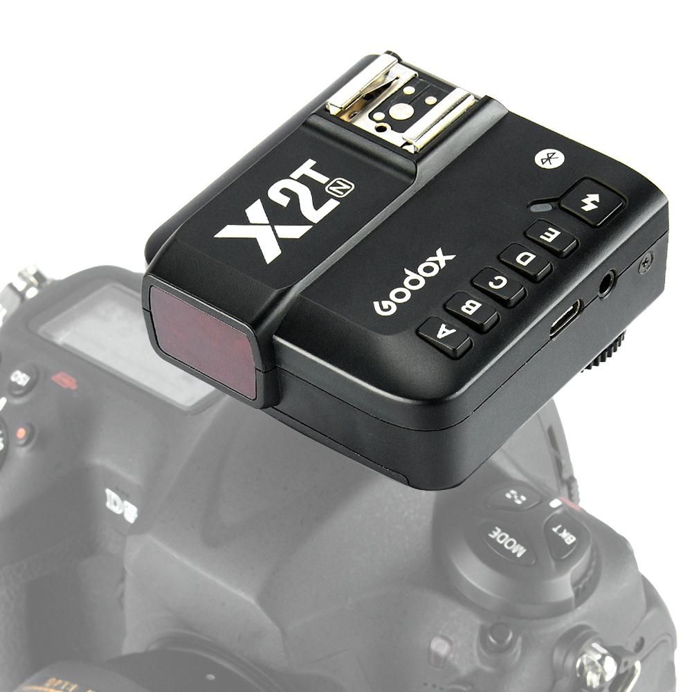 Godox X2T-N i-TTL Wireless Flash Trigger 1/8000s HSS 2.4G Wireless Trigger Transmitter for Nikon DSLR Camera for Godox V1 TT350N AD200 AD200Pro for iPhone X/8/8 Plus for HUAWEI P20 Pro/Mate 10 for Samsung S8 Note8