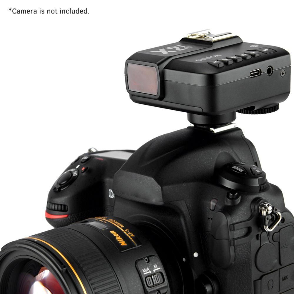 Godox X2T-N i-TTL Wireless Flash Trigger 1/8000s HSS 2.4G Wireless Trigger Transmitter for Nikon DSLR Camera for Godox V1 TT350N AD200 AD200Pro for iPhone X/8/8 Plus for HUAWEI P20 Pro/Mate 10 for Samsung S8 Note8