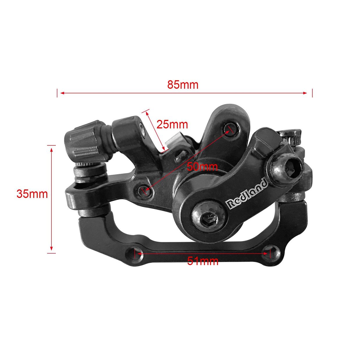 Aluminum Alloy Bike Brake Outdoor Cycling MTB Mountain Bicycle Rear Disc Brake Mechanical Caliper