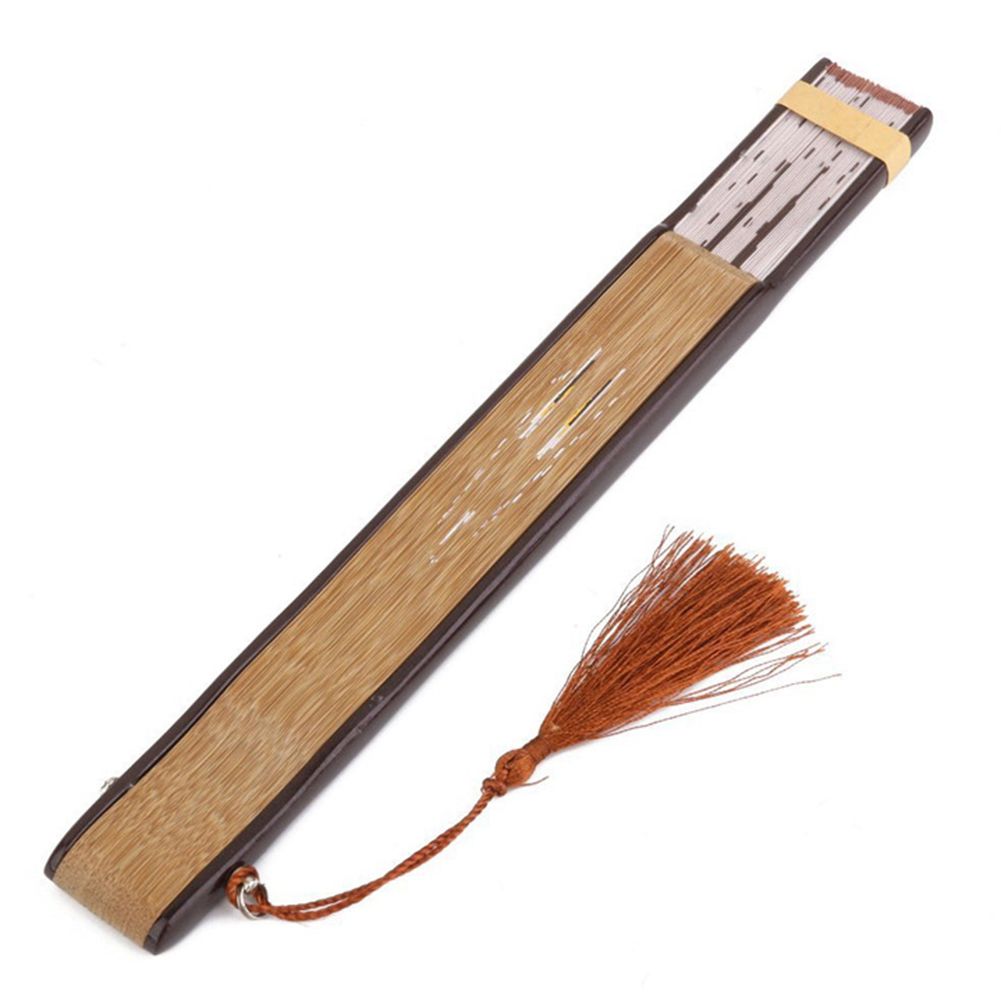 Cats Folding Home Decor Gift Hand Original Design Folding For Fan Fan Bamboo Hand Wooden Tassel Fiestas Dancing Fan Flower Craft
