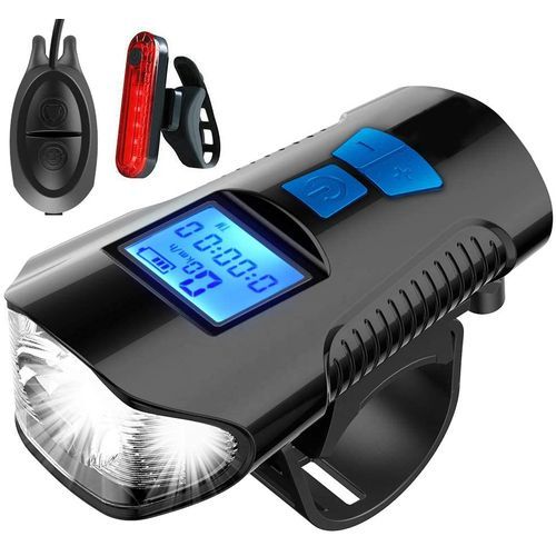 USB Rechargeable LED Front Light And Tail Light Bicycle Light With Ho