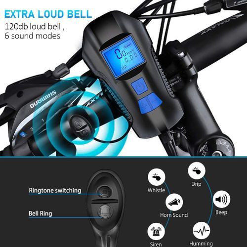 USB Rechargeable LED Front Light And Tail Light Bicycle Light With Ho
