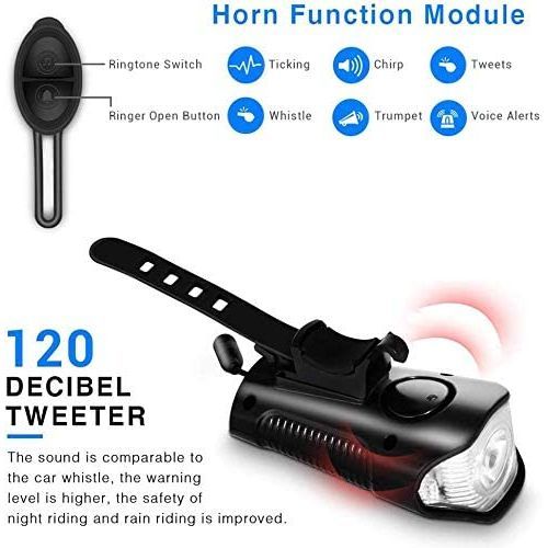 USB Rechargeable LED Front Light And Tail Light Bicycle Light With Ho