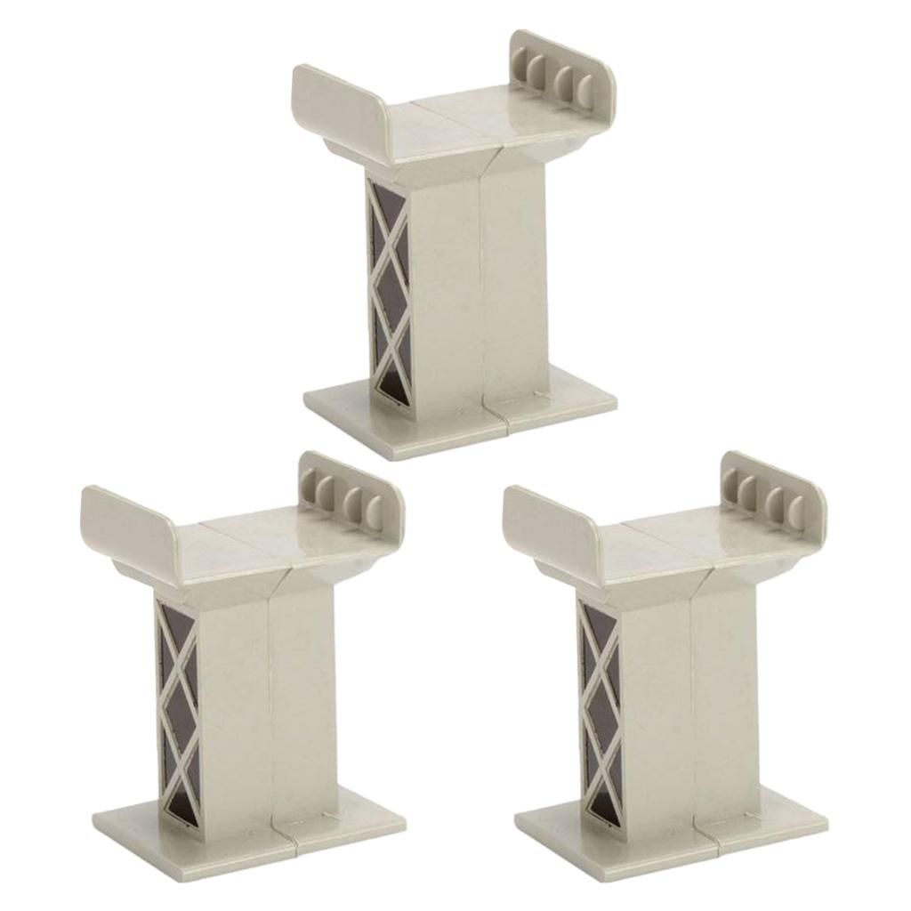 2x 3 Pack Universal Train Bridge Piers Railway  Compatible All Major