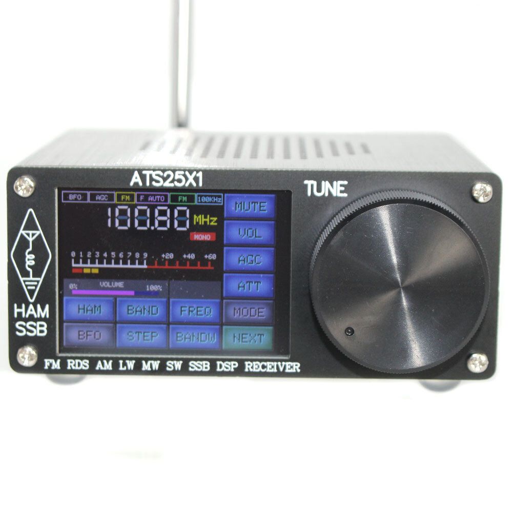 Upgraded ATS25X1 2.4Inch Touch Screen Si4732 Chip All Band