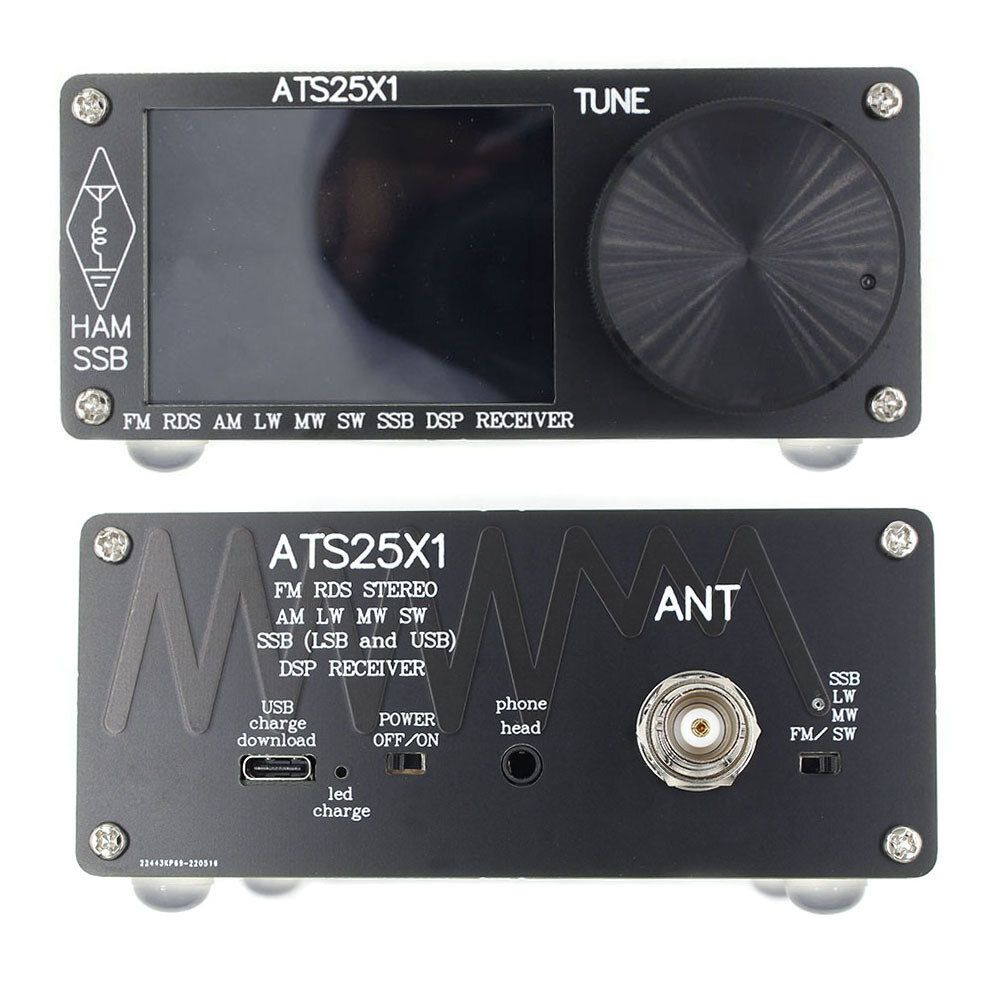 Upgraded ATS25X1 2.4Inch Touch Screen Si4732 Chip All Band