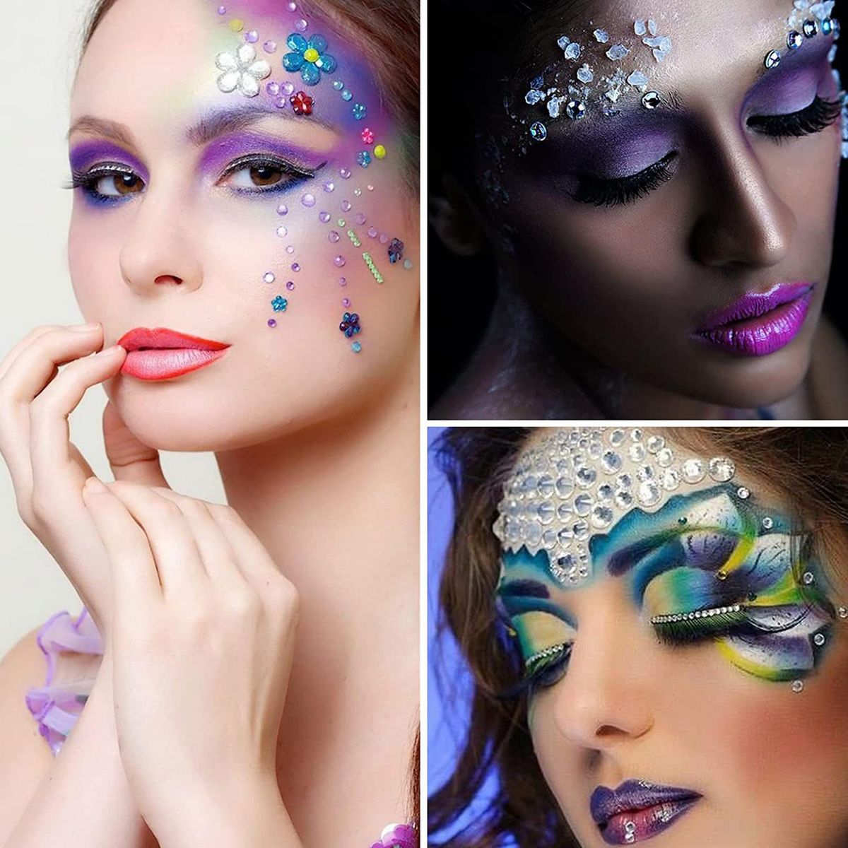 Self Adhesive Eye Body Face Nail Rhinestones for Women Festival Accessory DIY Nail Art Decorations