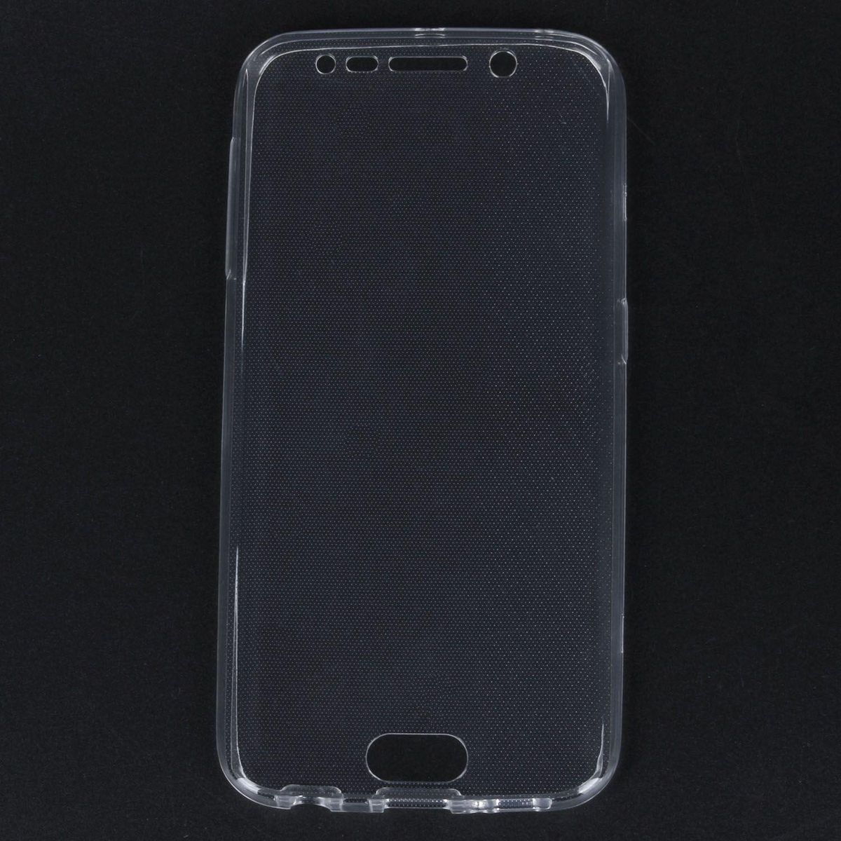 Transparent TPU Full Body Cover Case Skin, for Samsung Galaxy S6 Edge