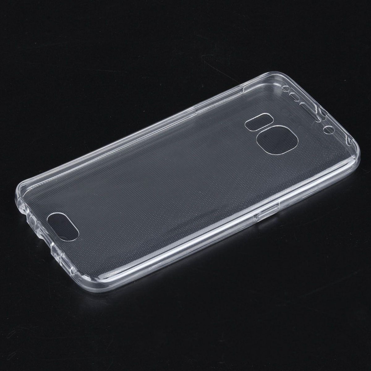 Transparent TPU Full Body Cover Case Skin, for Samsung Galaxy S6 Edge