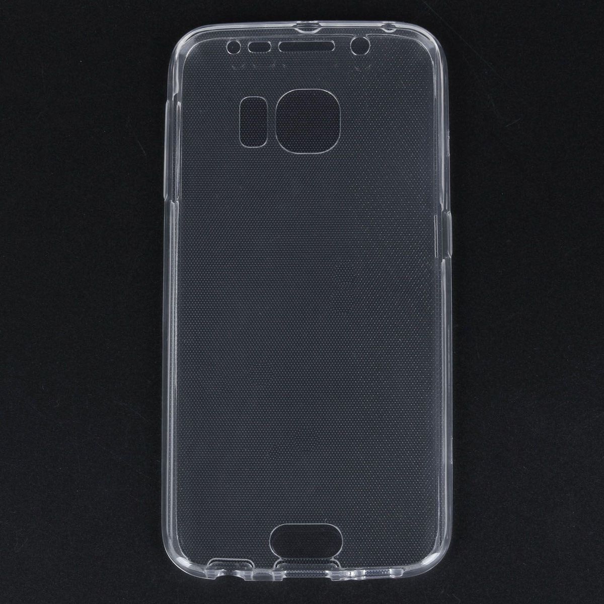 Transparent TPU Full Body Cover Case Skin, for Samsung Galaxy S6 Edge