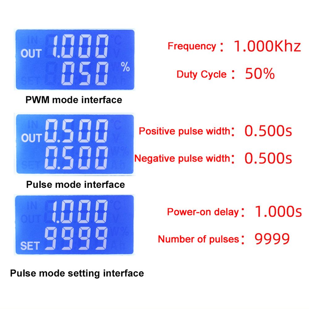 DC3.3-30V Working Voltage 1Hz-150KHz Frequency High Power