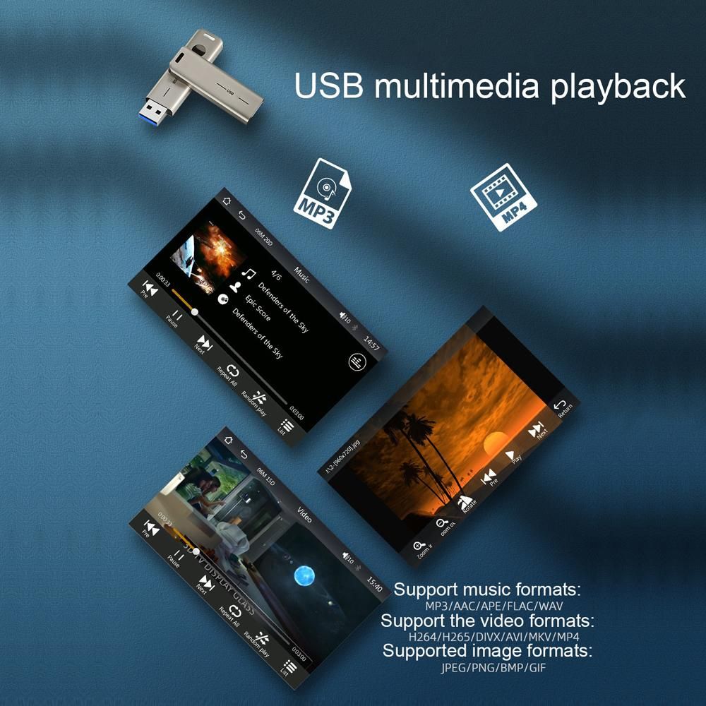 7in Multi-language Car BT MP5 Player Auto Touched Screen Car Music and Video Player Auto Multi-media Player Radio Receiver
