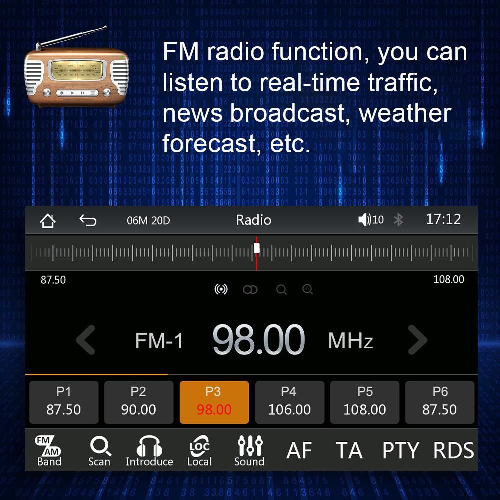 7in Multi-language Car BT MP5 Player Auto Touched Screen Car Music and Video Player Auto Multi-media Player Radio Receiver
