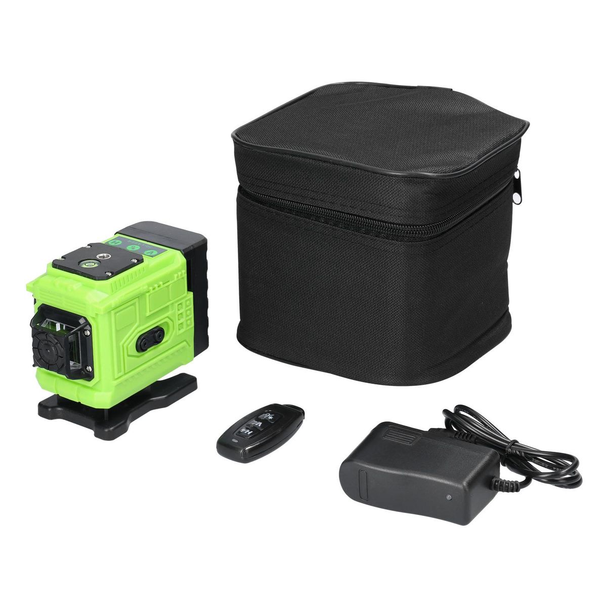Multifunctional 12 Lines Green Light Laser Level 3° Self-leveling Machine Rechargeable Lithium Battery Leveling Tool Omnidirectional Ground Wall Sticker