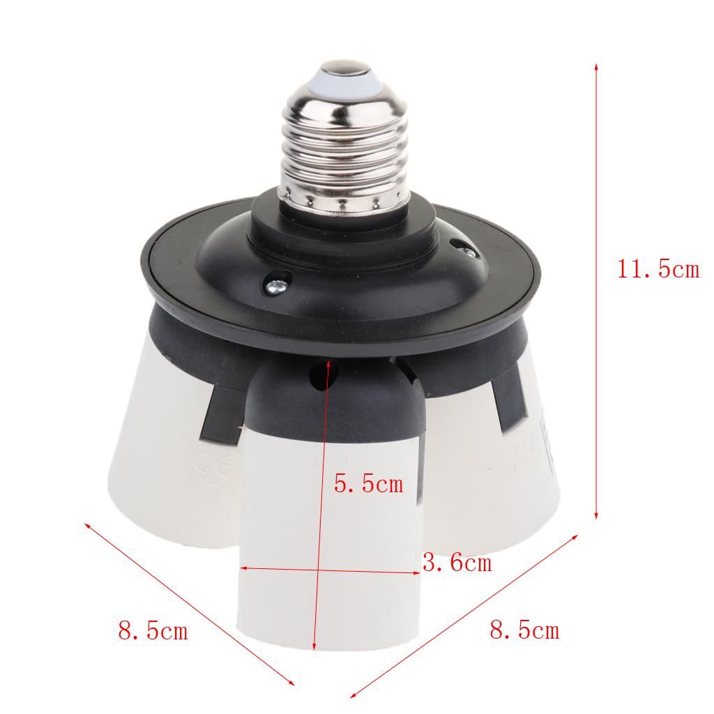 E27 Holder Socket Splitter Socket Converter