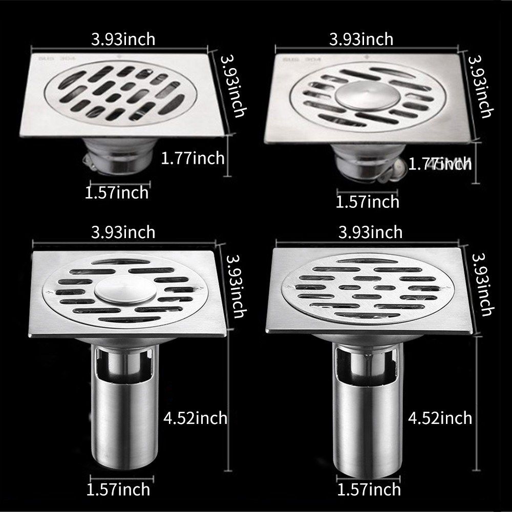 Floor Drain Anti-Odor Shower Drain Anti-clogging Hair