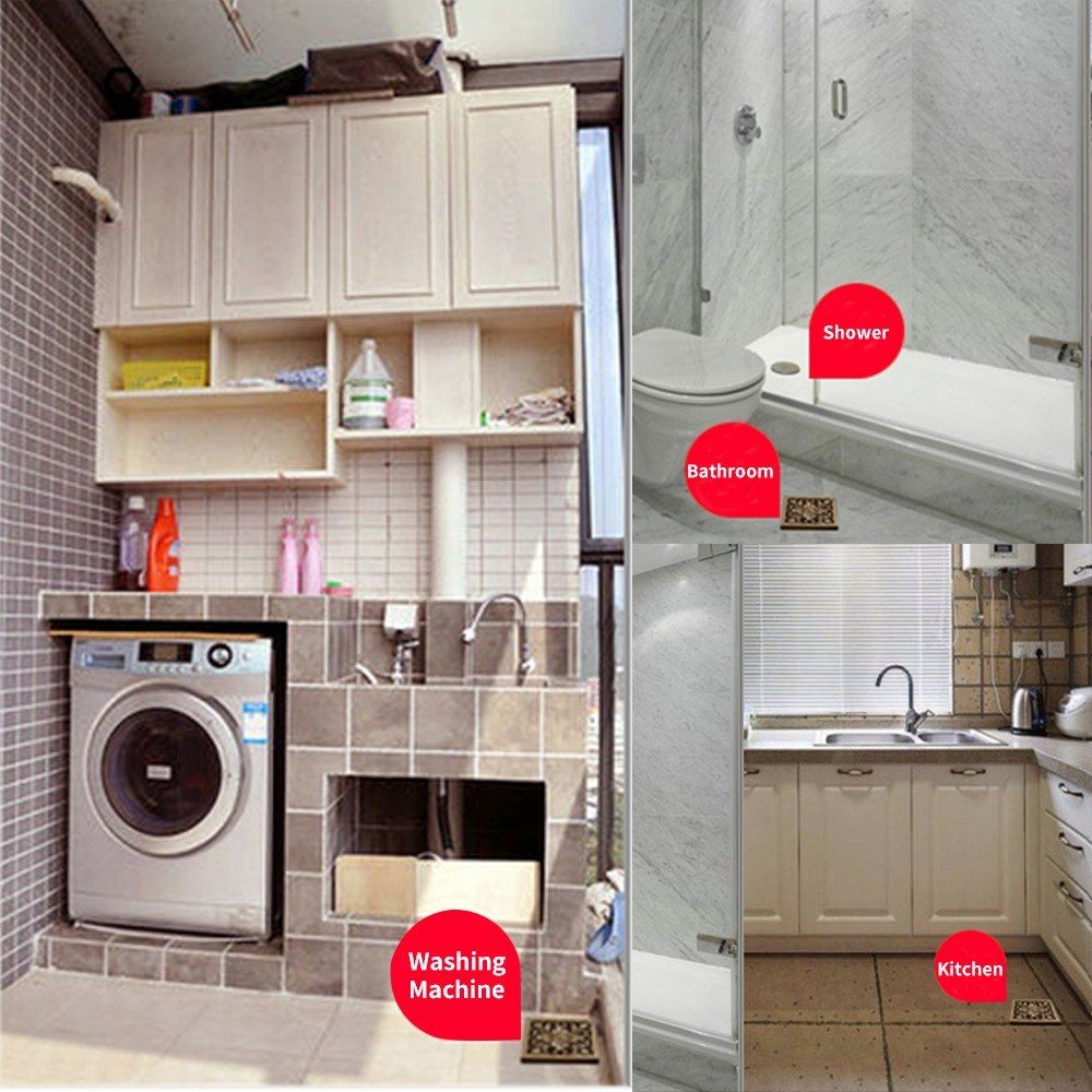 Floor Drain Anti-Odor Shower Drain Anti-clogging Hair