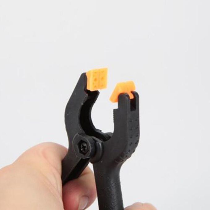 6 PCS Nylon Spring Clamps Set For Photography Backdrop Support Black