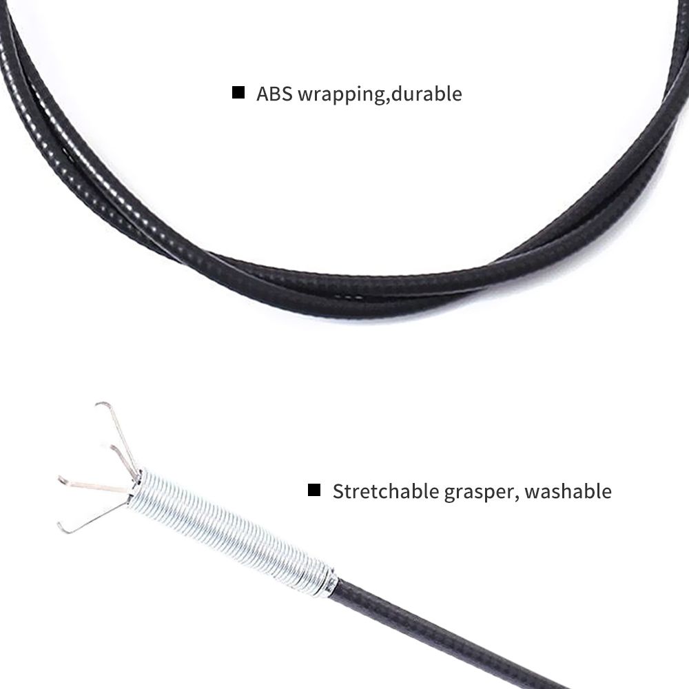 3 Pack Plumbing Drain Snake Clogged Drains Snake Auger Hair